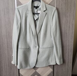 ANN TAYLOR Light Gray Blazer